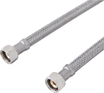 Toon details van Flexibele verbindingsslangen - dubbel wartel 1/2" Afbeelding van Flexibele verbindingsslangen - dubbel wartel 1/2"