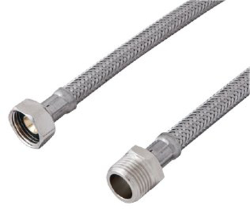 Toon details van Flexibele verbindingsslangen - 1/2" uitwendige draad en 1/2"wartelmoer Afbeelding van Flexibele verbindingsslangen - 1/2" uitwendige draad en 1/2"wartelmoer