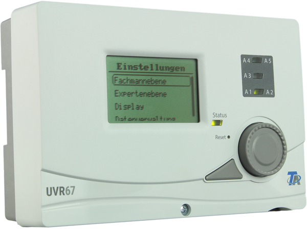 Picture of TA UVR67 controller met max 5 onafhankelijke regelcircuits