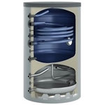Afbeelding van Warmtepomp-combinatieboiler 300 l met 1 buiswarmtewisselaars zilver