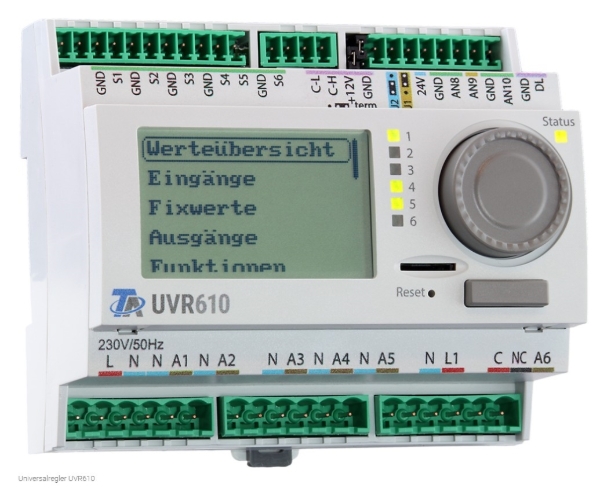 Picture of UVR610s vrij programmeerbare controller