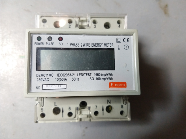 Picture of 1 fase energiemeter
