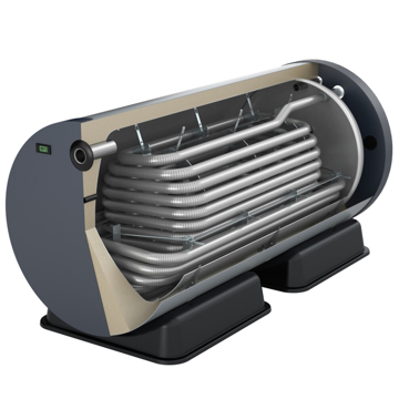 Toon details van Liggend buffervat HHB-1 Afbeelding van Liggend buffervat HHB-1