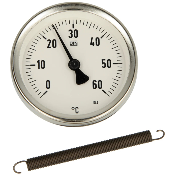 Picture of Bimetaal-contactthermometer, 0-60 °C/0-120°C, behuizing 63 mm